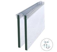 Guarnizione doccia per porta doccia 4-8 mm, 2 m - profilo doccia idrorepellen...