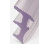 Guarnizione Fermavetro in PVC per Finestre e Porte | Isolamento Termico e Acustico | Facile da Montare | Lunghezza 5 Metri | Colori: Nero e Trasparente (Trasparente, 8MM)