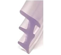 Guarnizione Fermavetro in PVC Universale - Confezione da 2mm - 10mm | Lunghezza 10 Metri | Bordatura ad Incastro per Finestre, Balconi e Infissi | Protegge da Correnti d'Aria (Trasparente, 4mm)