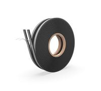 Guarnizione Finestra Autoadesiva, Schiuma Nastro Paraspifferi Porta | 12x6 mm - 2 Rouleaux de 4M - TOTAL 8M | Alta Densità Neoprene Adesivo Isolamento Nastro Sigillante per Anti Freddo e Rumore.