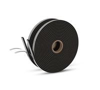 Guarnizione Finestra Autoadesiva, Schiuma Nastro Paraspifferi Porta | 25x3 mm - 2 Rouleaux de 4M - TOTAL 8M | Alta Densità Neoprene Adesivo Isolamento Nastro Sigillante per Anti Freddo e Rumore.