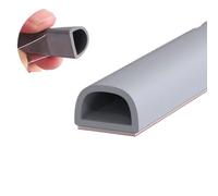 Guarnizione Finestra Guarnizione Autoadesiva in Silicone Tipo D 9X6mm Per Porte E Finestre Di Sicurezza insonorizzata Antivento Silenziosa E Antipolvere Grigio 6M