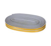 Guarnizione Finestre e Porte Coprifreddo 9mm, Nastro Sigillante Autoadesiva Parafreddo Paraspifferi per Casa e Ufficio, IsolamentoTermica (Forma E: Grigio)