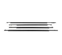 Guarnizione finestrino 4 pezzi guarnizione gomma finestrini esterni auto striscia pressione impermeabile cintura tenuta modanatura per Toyota per Prius 2010-2015
