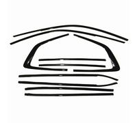 Guarnizione finestrino Striscia copertura finestrini esterni auto per BMW G01 X3 2018-2024 Guarnizione acciaio inossidabile Guarnizione decorativa