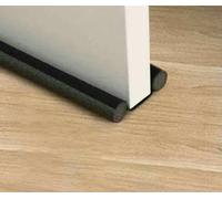 Guarnizione flessibile per fessura porta inferiore, guarnizione per porta bagno, striscia antipolvere insonorizzante, impermeabile, sigillante, tappo doppio adesivo-nero-I-94CM