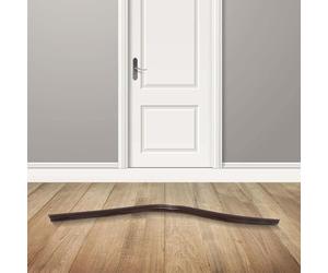 Guarnizione flessibile per la parte inferiore della porta, per un migliore isolamento acustico e barriera antipolvere, nastro impermeabile per l'uso in varie condizioni (grigio)