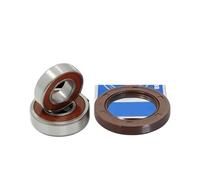 Guarnizione for acqua della lavatrice a tamburo, compatibile con Hisense, compatibile con ROYALSTAR, (50/75/10) + cuscinetti 2 pezzi (6304 6207) Parti dell'anello di tenuta del paraolio