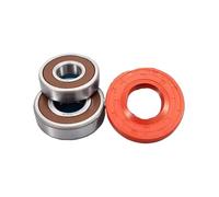 Guarnizione for acqua della lavatrice a tamburo, compatibile con Whirlpool, (37 * 77 * 12/14,5) + cuscinetti 2 pezzi (6305 6306) Parti dell'anello di tenuta del paraolio