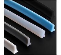 Guarnizione for doccia Diga for soglia doccia for pavimento in ambienti umidi, Tappo for acqua pieghevole, Guarnizione for doccia autoadesiva, Filtri for acqua in silicone pieghevoli(Black,4m/157 inch