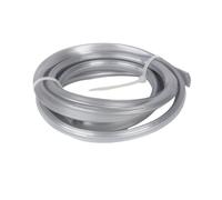 Guarnizione for estrusione di profili for macchine, lunghezza 2 m/5 m/10 m, copertura for rotaia estrusa morbida da 6 mm/8 mm/10 mm, 1 pz.(Silver,5Mx10mm)