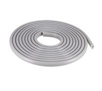 Guarnizione for finestra con montaggio a T, 1 pezzo, con bolla da 6,5 mm, for fessura da 4 mm, lunghezza 3 metri, grigio, 6,5 mm x 4 mm, ER