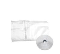 Guarnizione for finestra for condizionatore d'aria portatile 3/4/5m Piastra di tenuta in tessuto flessibile con cerniera(Double hole-3m)