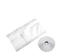 Guarnizione for finestra for condizionatore d'aria portatile 3/4/5m Piastra di tenuta in tessuto flessibile con cerniera(Single hole-4m)