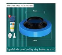 Guarnizione for flangia WC, rondella spessa antiodore, set completo for WC anti-perdita universale esteso(Five generation 03)
