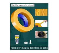 Guarnizione for flangia WC, rondella spessa antiodore, set completo for WC anti-perdita universale esteso(Seven generation 03)