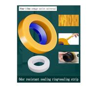 Guarnizione for flangia WC, rondella spessa antiodore, set completo for WC anti-perdita universale esteso(Seven generation 02)