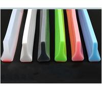 Guarnizione for schermo doccia Diga for soglia doccia for pavimento in ambienti umidi, striscia di fissaggio pieghevole controsoffitto, lavelli da cucina in gomma siliconica(White,1m/39 inch)