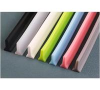 Guarnizione for schermo doccia, pavimento for ambienti umidi, for la separazione umido e 'asciutto in bagni e cucine, sistema di barriera for l'acqua con soglia, pieghevole(Black,8m/314 inch)