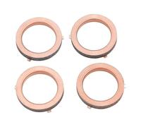 Guarnizione for tubo di scarico for motocicletta da 37,5 * 27,3 * 5 mm adatta for MT-125 20-23 YZF-R125 19-23 XSR125 XMAX125 21-22 NMAX125 21-23 TRICITY155 22(4pcs)