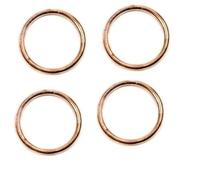 Guarnizione for tubo di scarico in rame for motocicletta adatta for Hon CX500/C/E 1977-1986 CX650 C/E 1983-1984 XL250 K 1975-1978(4pcs)