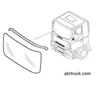 GUARNIZIONE GOMMA VETRO PARABREZZA ADATTO A IVECO EUROCARGO DAL 2003 504058103