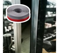Guarnizione Grigia Per Porte, Tagliabile, Per Isolamento Acustico | Striscia Flessibile In Gomma, Blocca Luce, Rumore, Acqua, Neve, Suoni E Temporali
