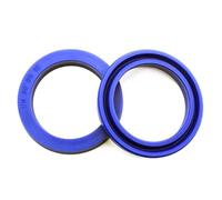 Guarnizione Idraulica U/Y 16X24X5mm In Poliuretano Blu, Tenuta Per Stelo Pistone Cilindri Idraulici E Macchinari Industriali, Confezione Da 5