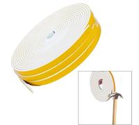 Guarnizione impermeabile in schiuma da 245 m, efficace per l'esclusione di correnti d'aria e riduzione del rumore (6 mm x 3 mm x 5 m)