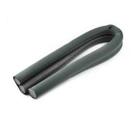 Guarnizione impermeabile, paraspifferi, protezione inferiore porta, paraspifferi per porta doppia, protezione a risparmio energetico, fermaporta - Grigio 95x10 cm