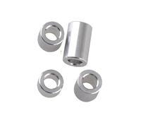 Guarnizione in alluminio colorato M3, rondella piatta cava rotonda, distanziale for elettronica e modelli - Set da 10 pezzi(M3x2mm Aluminum)