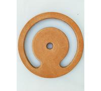 GUARNIZIONE IN CUOIO VALVOLA DI FONDO A PIATTELLO POMPA A MANO N.2 ELEPHAS