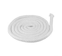 Guarnizione in fibra di vetro da 2 metri per porte di stufe a legna, compatibile con camini, caminetti e forni industriali per mantenere la piena efficienza di combustione (10 mm)
