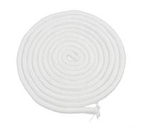 Guarnizione in fibra di vetro, lunghezza 3 m, per porte di stufe a legna, per bruciatori a legna e camini, per mantenere una tenuta ottimale ed efficienza termica (8 mm x 3 m di lunghezza)