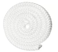 Guarnizione in fibra di vetro per porta della stufa, lunghezza 2 m, per bruciatori a legna e stufe a pellet, cavo bianco resistente al calore, per camini, caldaie, forni industriali