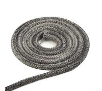 Guarnizione in fibra di vetro per porta della stufa per camini, stufe a legna e bruciatori a pellet, lunghezza 2 metri con diametro di 68 mm, guarnizione resistente al calore per porta della stufa (8