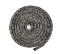 Guarnizione in fibra di vetro per porta della stufa per camini, stufe a legna e bruciatori a pellet, lunghezza 2 metri con diametro di 68 mm, guarnizione resistente al calore per porta della stufa (6