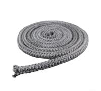 Guarnizione in fibra di vetro per porte di stufe a legna e forni di riscaldamento, progettata per una lunga resistenza al calore (10 mm x 4 m)