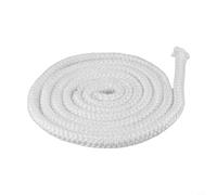 Guarnizione in fibra di vetro per porte di stufe a legna, lunghezza 2 m, compatibile con camini, forni industriali e caldaie per una migliore tenuta (10 mm)