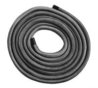 Guarnizione in filo di vetro nero per porta della stufa, diametro 10 mm, per efficienza delle stufe a legna (3 metri)