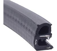 Guarnizione in Gomma a Bolle Laterali a Forma di U 3,28FT Nera Resistente alle Intemperie e Durevole Facile Installazione Ideale for Porte Finestre, 14mm x 12mm (dimensioni : 25mm(17mm x 12mm)