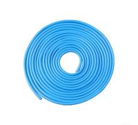Guarnizione in gomma a forma di U da 4,9 m, per modanatura e protezione dei telai delle portiere del veicolo (blu)