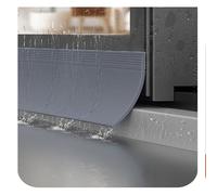 Guarnizione in gomma, Barra d'acqua in gomma autoadesiva for finestre e porte, grigio nero, lunghezza 100 cm, larghezza 70-110 mm(Grey,70mm)