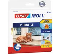 TESA 05390 WS - Guarnizione in gomma Tesamoll® profilo P, 6 m, bianca