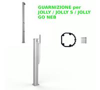 Guarnizione in Gomma con Viti per la Base Doccia Arkema Ricambio Originale Arkema per modelli GUARNIZIONE JOLLY- JOLLY S-JOLLY GO NEB. RAD3010 nero