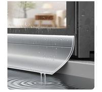 Guarnizione in gomma, Deflettore antipioggia for finestra autoadesivo da 170 gradi, multicolore, lunghezza 3 m, larghezze multiple(Clear,25mm)