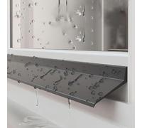 Guarnizione in gomma, Deflettori antipioggia in gomma autoadesiva nera for porte e finestre, larghezza 4,5-5,5 cm, lunghezza 1-5 m(5.5cm,1.5m)