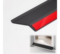 Guarnizione in gomma nera - Autoadesiva, impermeabile e antivento for porte da garage Universale 2,5 m (8, piedi) x 4, cm Barriera antipioggia(4m(13.1ft),5.5cm)