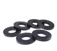 Guarnizione in gomma nitrilica nera Guarnizione O-ring NBR Guarnizione piatta rettangolare for tubo rubinetto impermeabile(10x16x3mm)