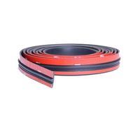 Guarnizione in gomma per auto, striscia adesiva per tettuccio dell'auto, protezione per parabrezza, accessori per isolamento acustico, 14/16/19/27 mm (19 mm x 2 m)